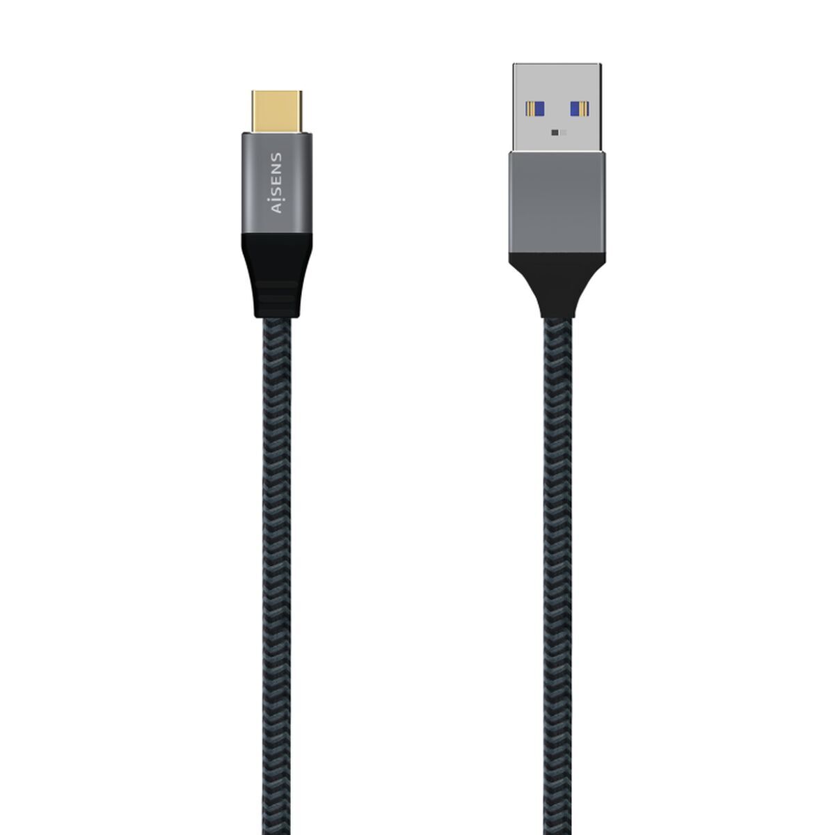 Cabo USB-C Aisens A107-0631 Cinzento 1 m