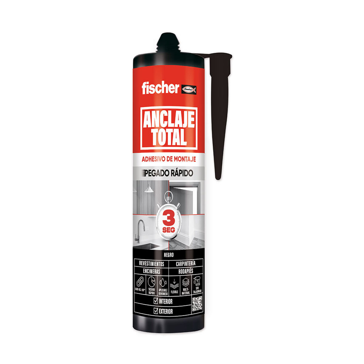 Fixação rápida Fischer Preto 290 ml