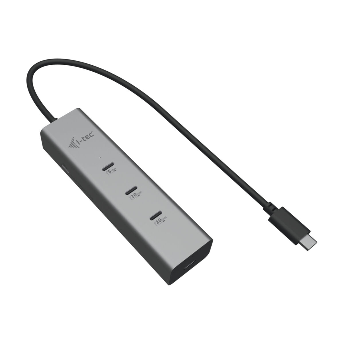 Hub USB i-Tec C31HUBMETAL8KPDPRO Prateado
