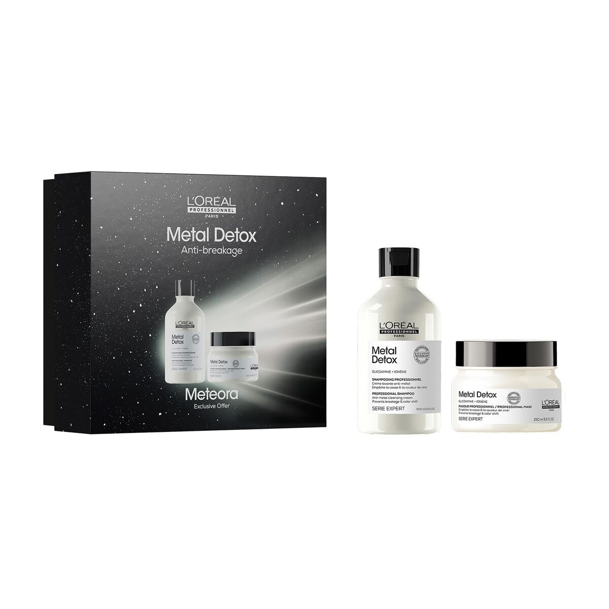 Conjunto de Cabeleireiro L'Oreal Professionnel Paris METAL DETOX 2 Peças