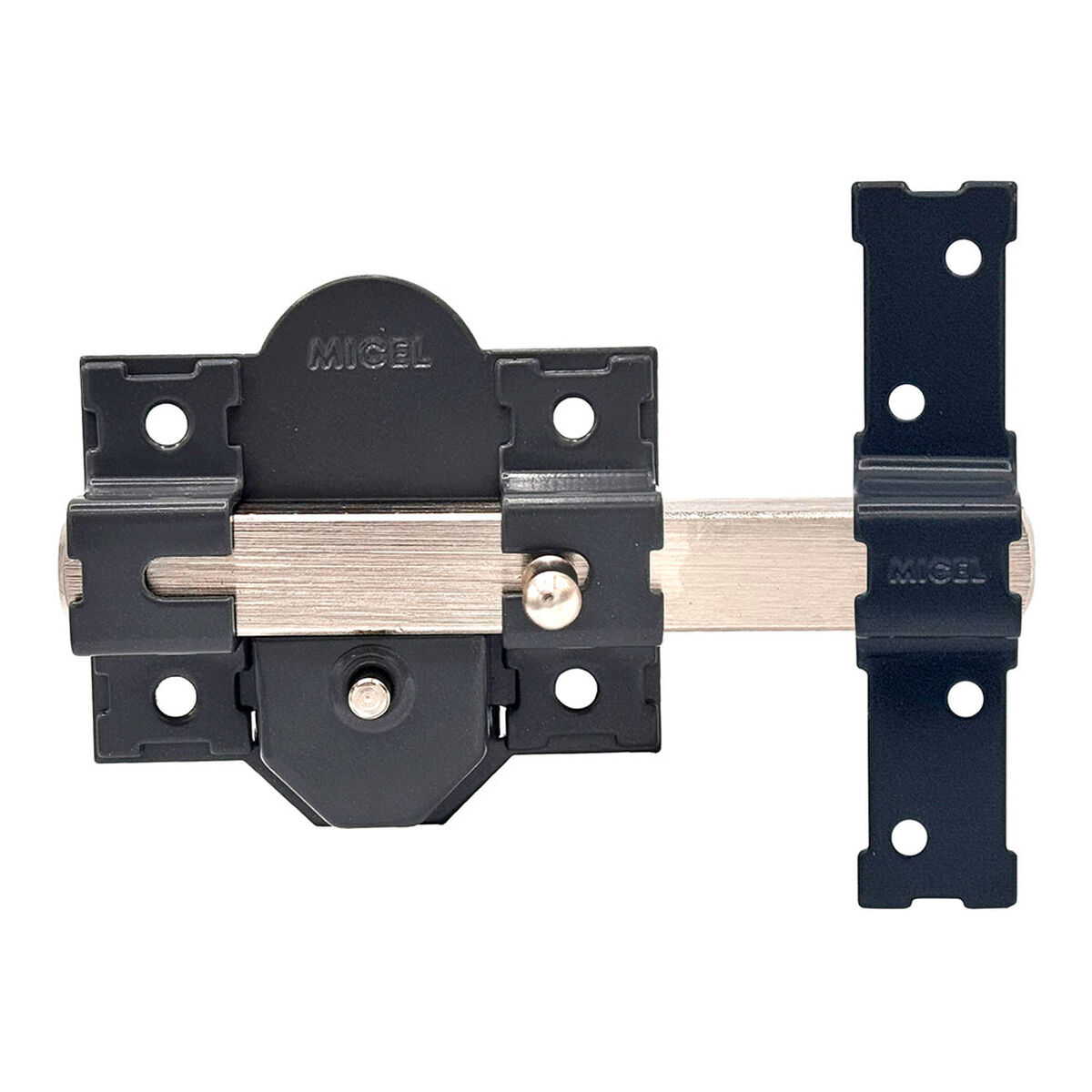 Ferrolho de segurança Micel crr08 86b/50 Aço Cinzento 50 mm Sobrepor