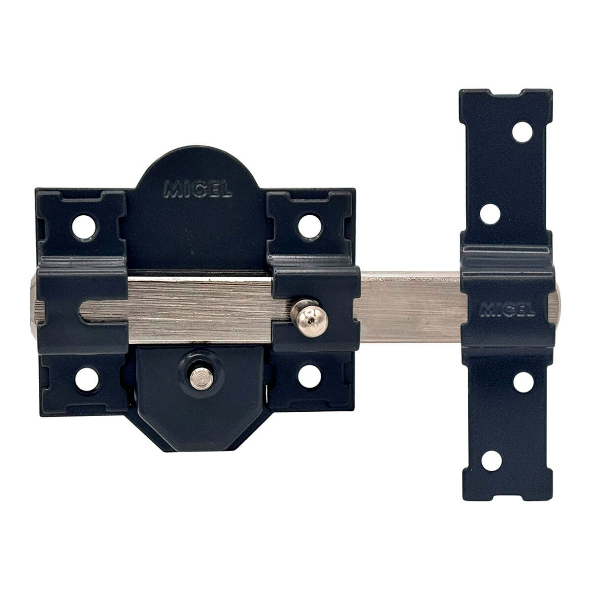 Ferrolho de segurança Micel crr12 86b/50 mm Aço Cinzento 50 mm Sobrepor