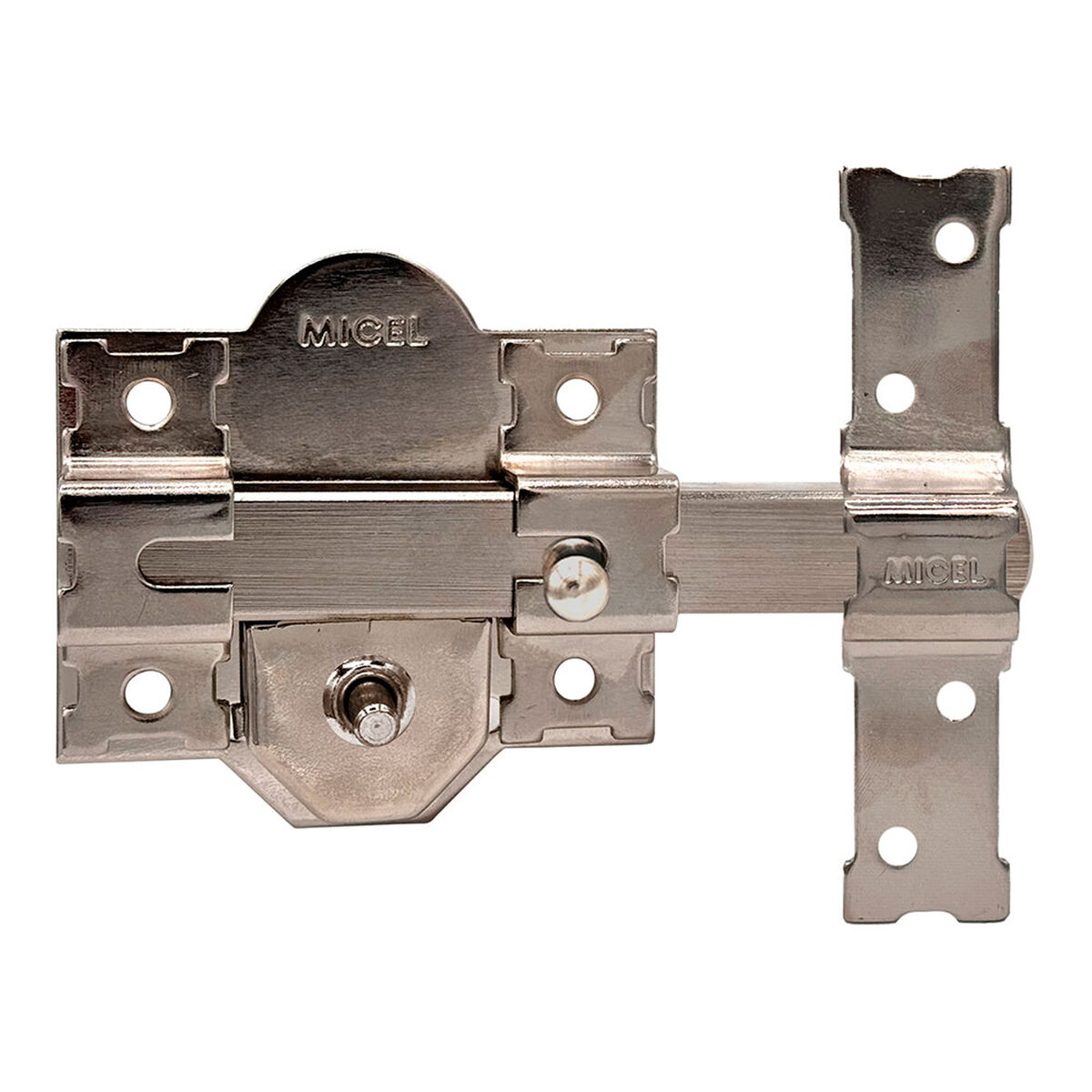 Ferrolho de segurança Micel crr08 86b/70 Aço 70 mm Níquel Sobrepor