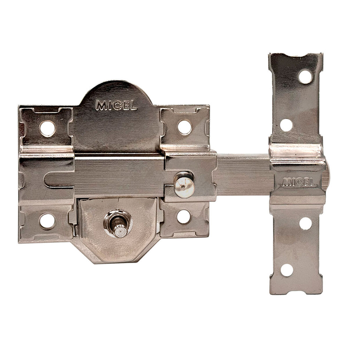 Ferrolho de segurança Micel crr10 86b/50 Aço Níquel 50 mm Sobrepor