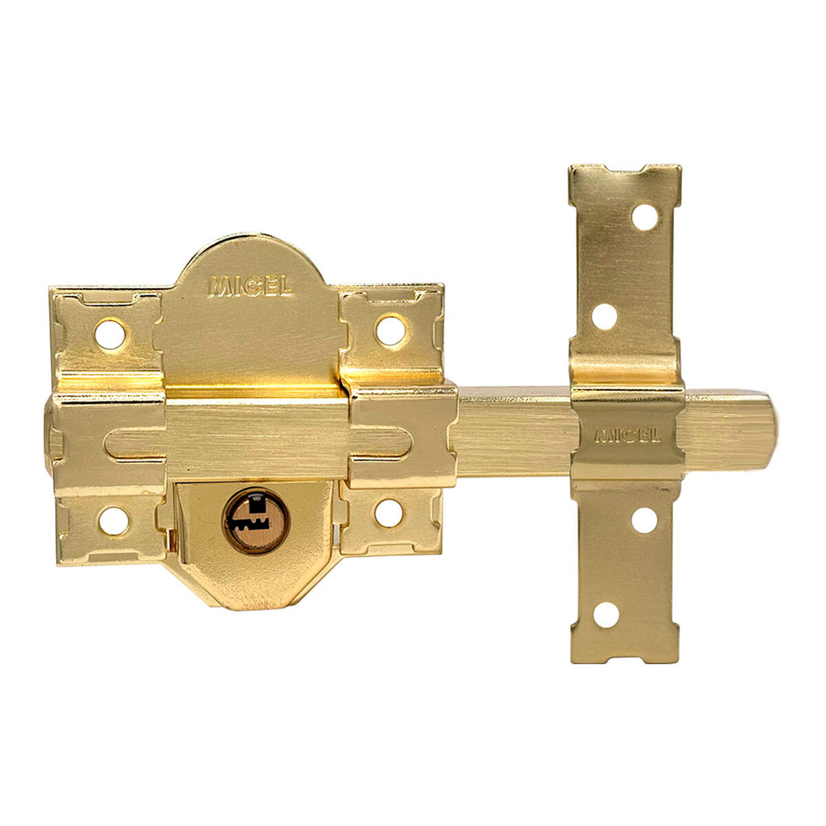 Ferrolho de segurança Micel crr11 86l/50 Aço Latão 50 mm Sobrepor