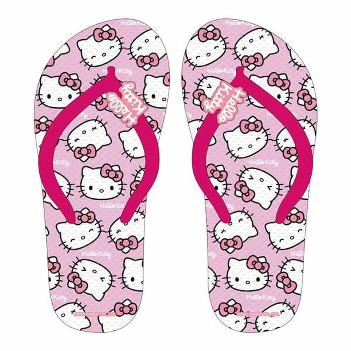 Chinelos para Crianças Hello Kitty Cor de Rosa