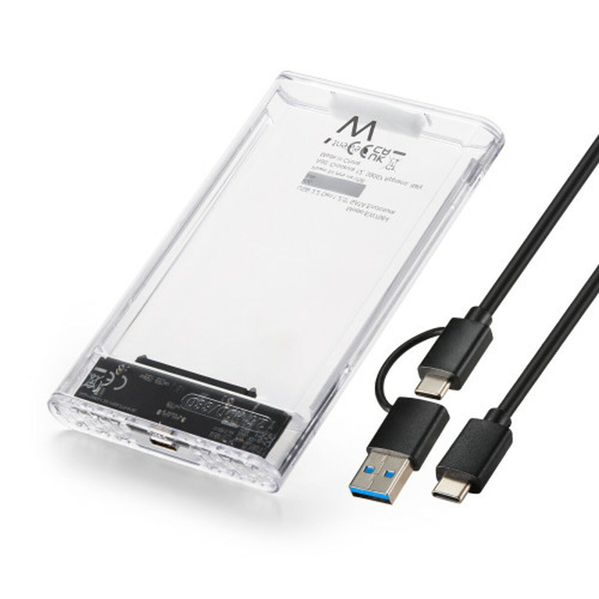 Disco Duro Externo Ewent EW7064 Transparente