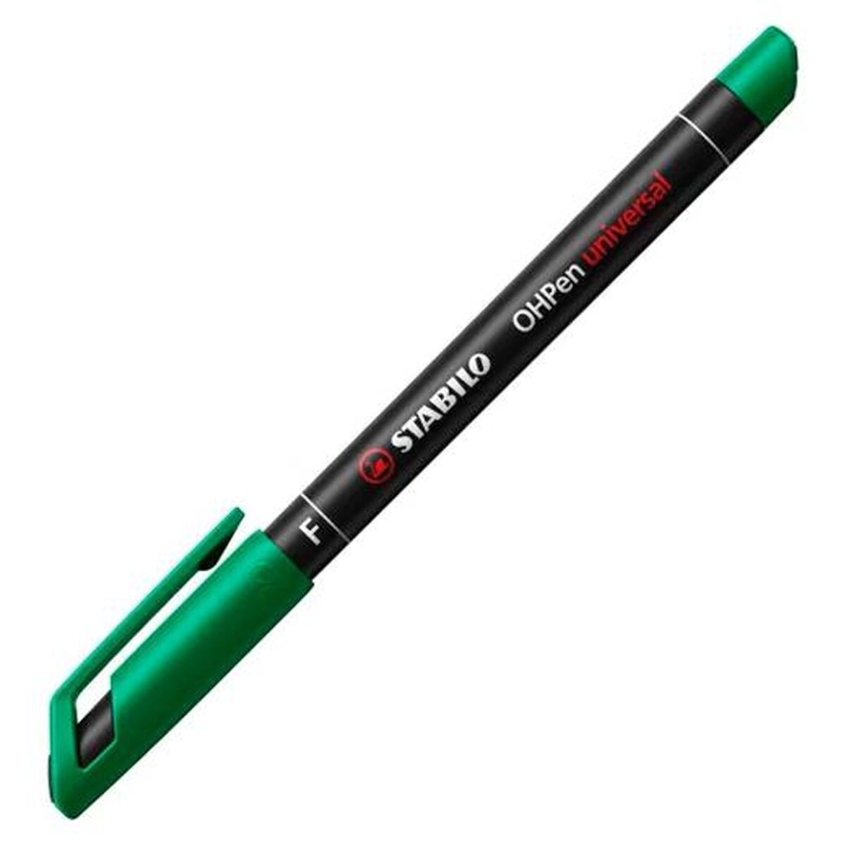 Rotulador permanente Stabilo Verde 0,7 mm 10 Peças