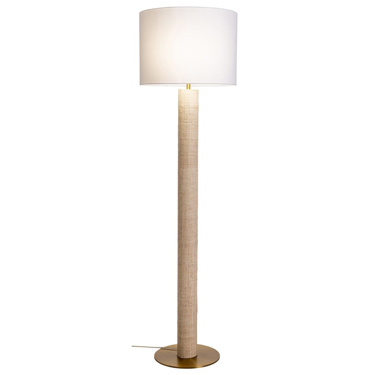 Luminária de chão Home ESPRIT Bege Dourado 220 V 42 X 42 X 152 CM
