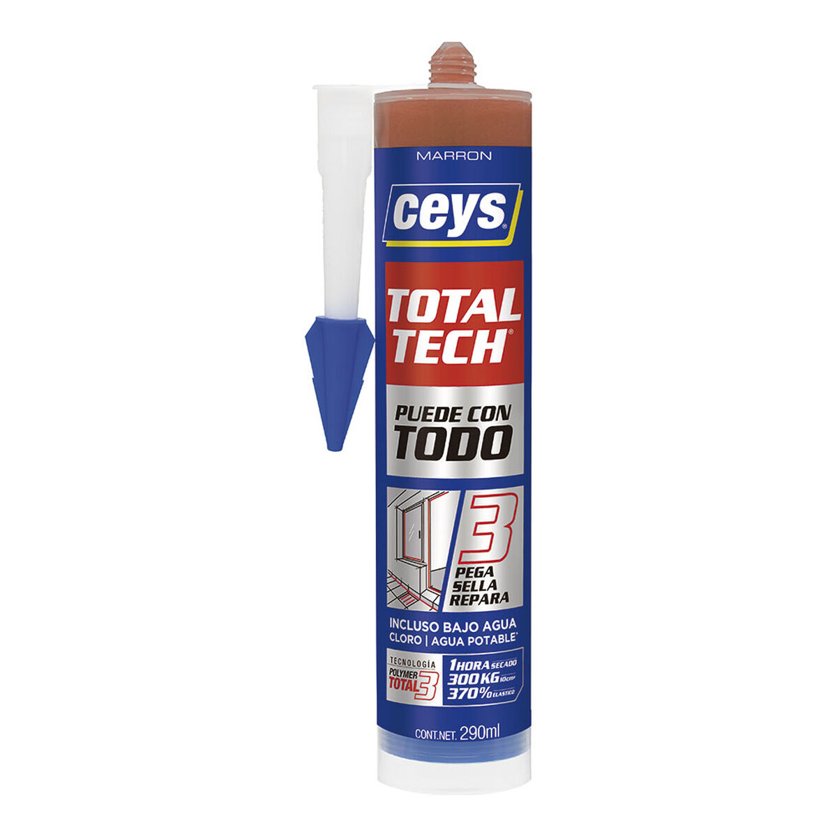 Selador/Adesivo Ceys total tech Castanho 290 ml