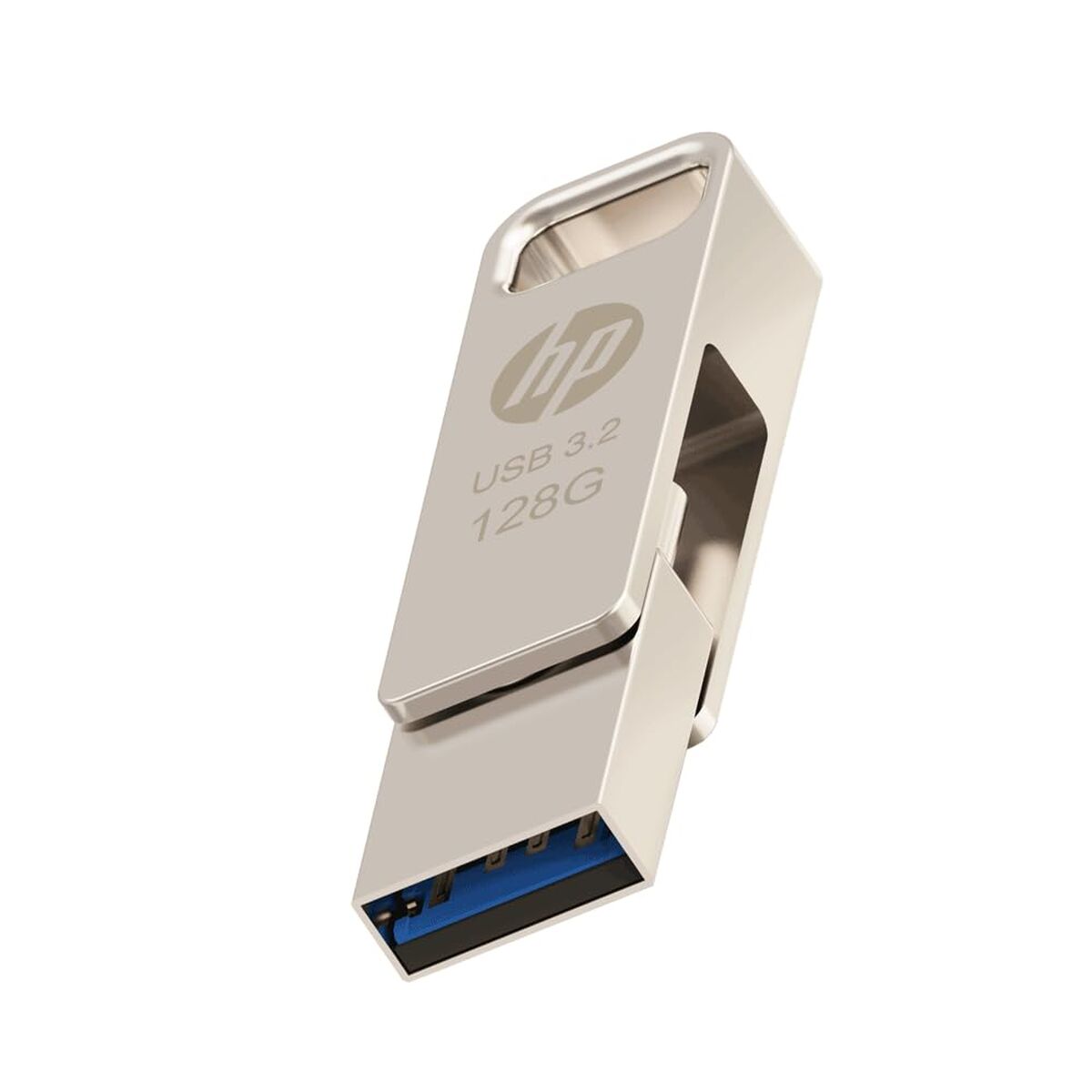 Memória USB HP HPFD206C-A-128 Metal 128