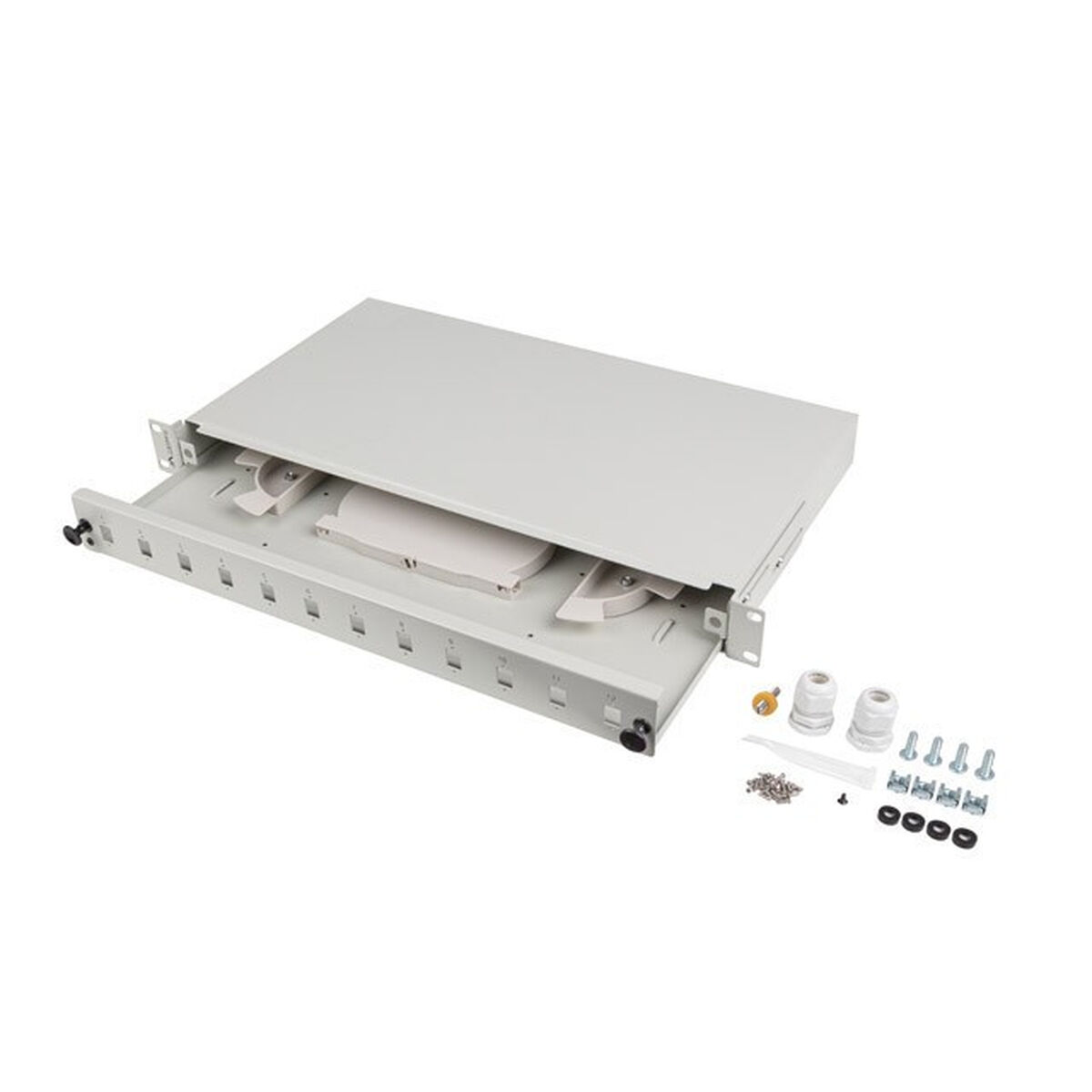 Armário rack mural Lanberg FOP1-12SS-LDS