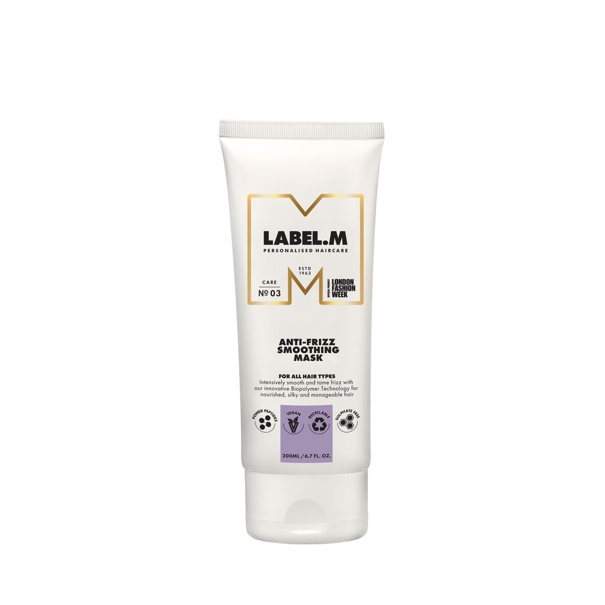 Máscara Capilar Label.M Anti-Frizz Smoothing Mask 200 ml