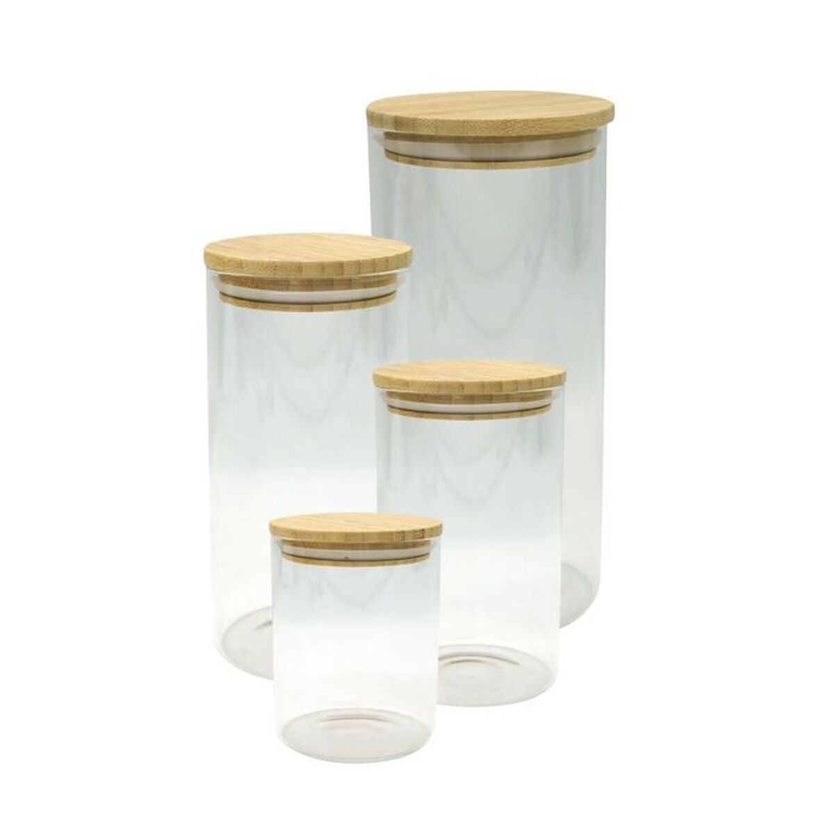 Conjunto de Potes Fackelmann Natural 4 Peças