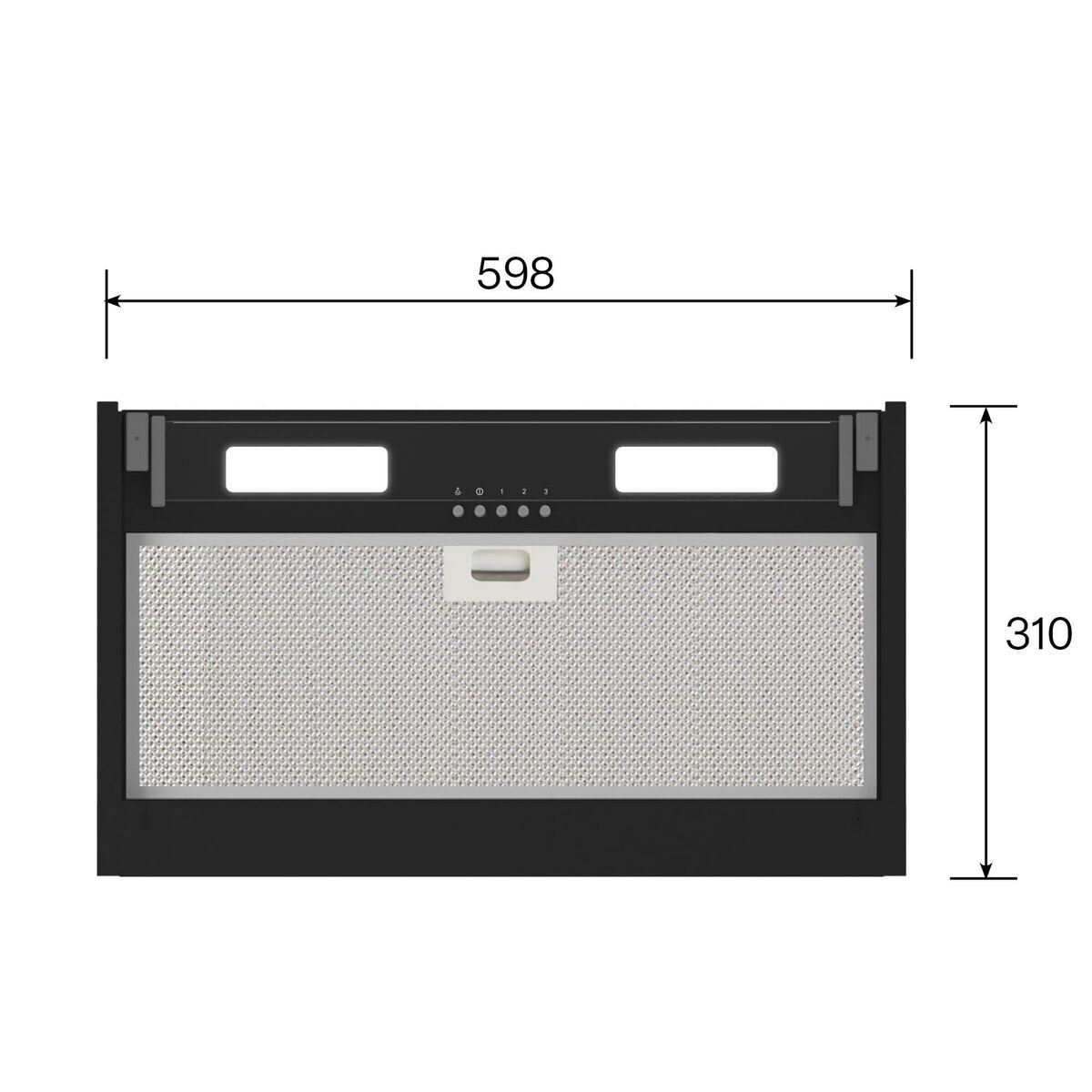 Extrator de Cozinha Teka ARMONIA60BK