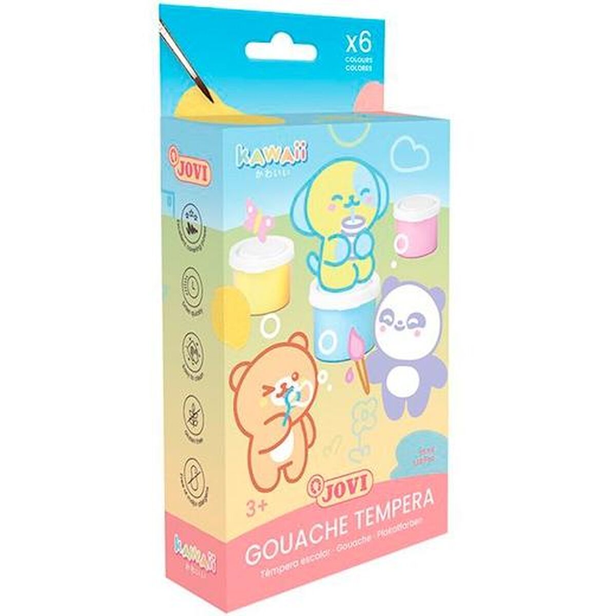 Têmperas Jovi KAWAII Multicolor 35 ml
