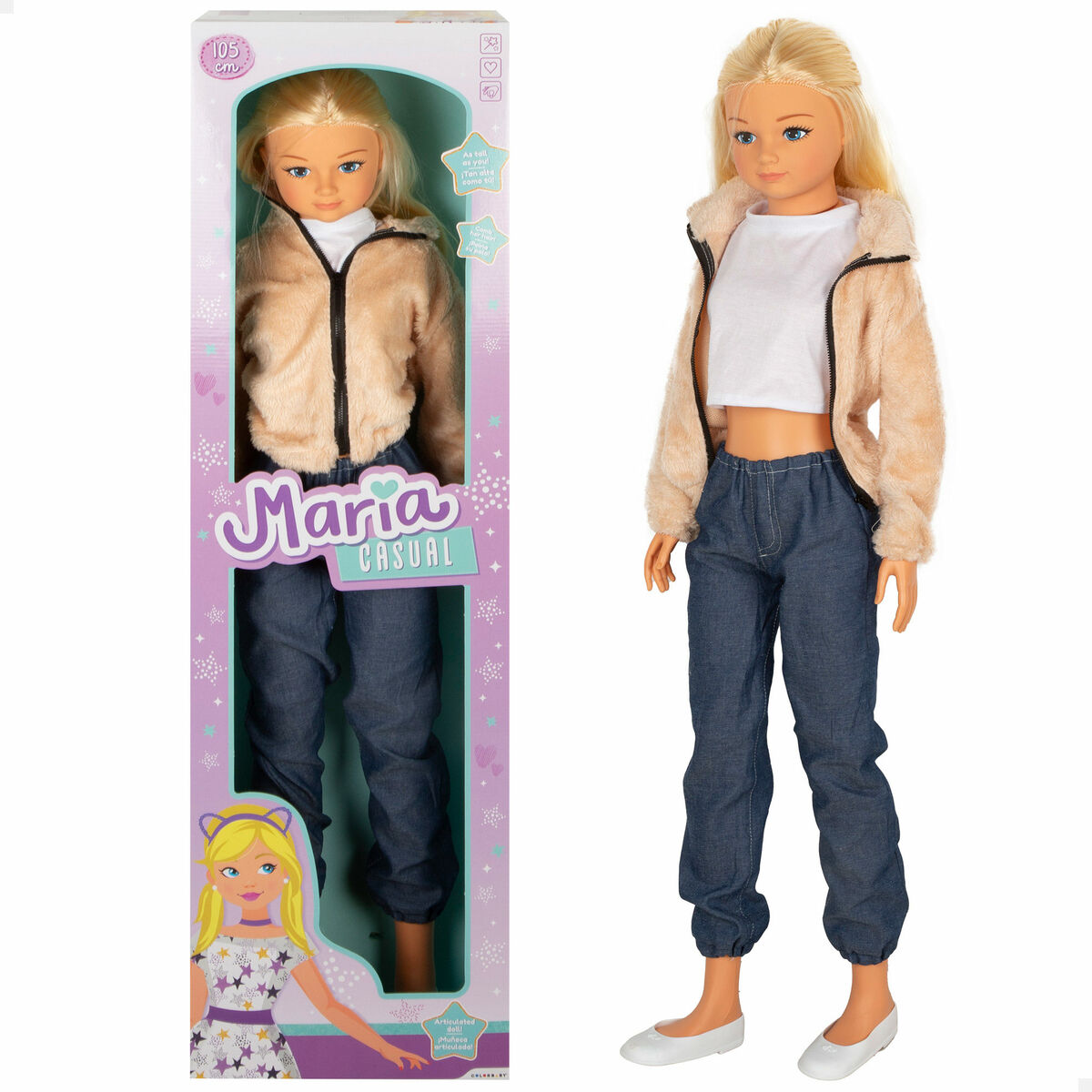 Boneca Colorbaby 30 x 105 x 14 cm