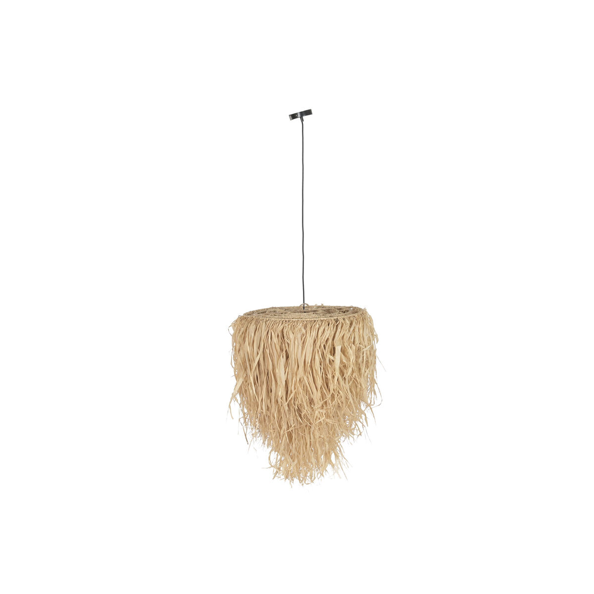 Candeeiro de teto Home ESPRIT Natural 50 W 50 X 50 X 135 CM