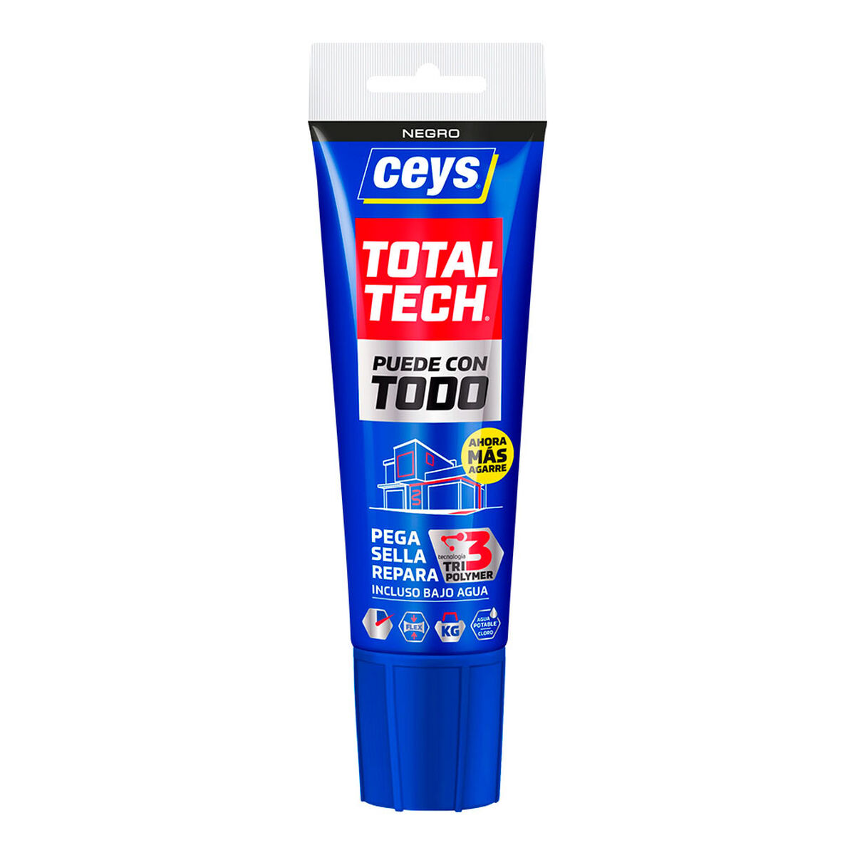 Selador/Adesivo Ceys total tech Preto 125 ml