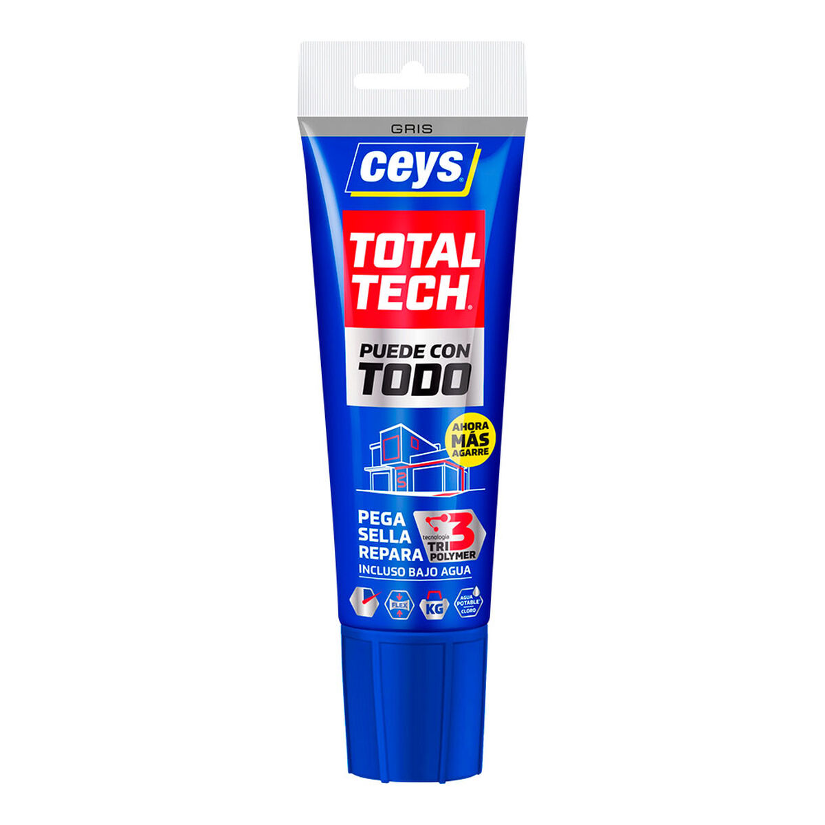Selador/Adesivo Ceys total tech Cinzento 125 ml
