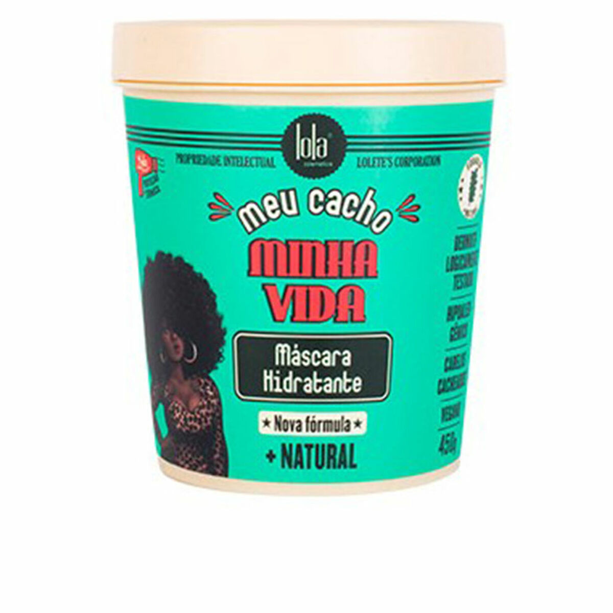 Máscara Capilar Lola Cosmetics MEU CACHO MINHA VIDA 450 g