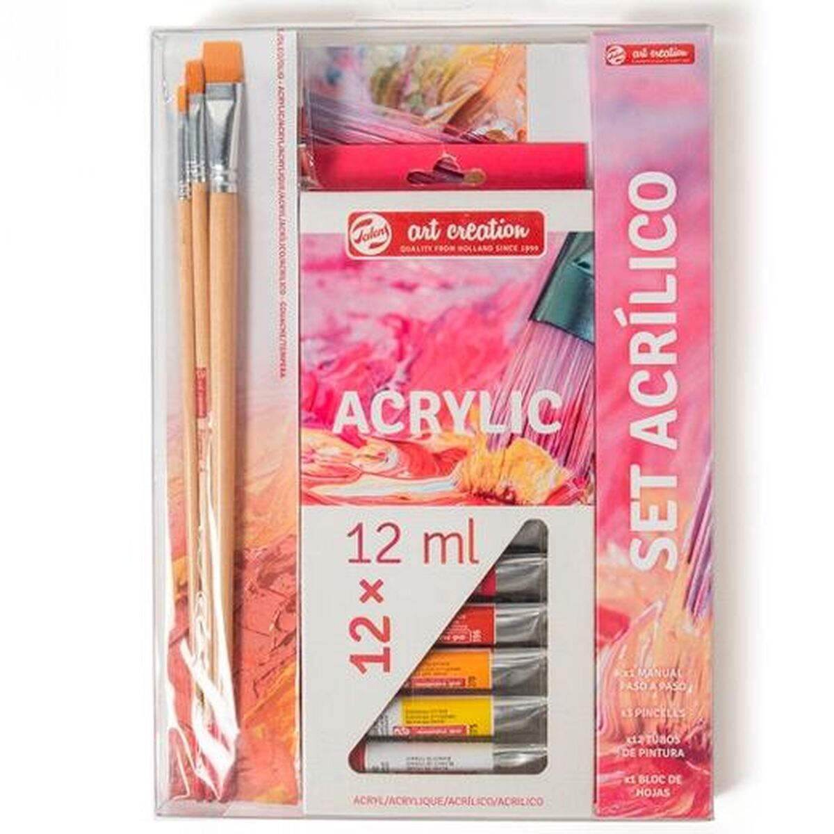 Conjunto de tintas acrílicas Talens Art Creation