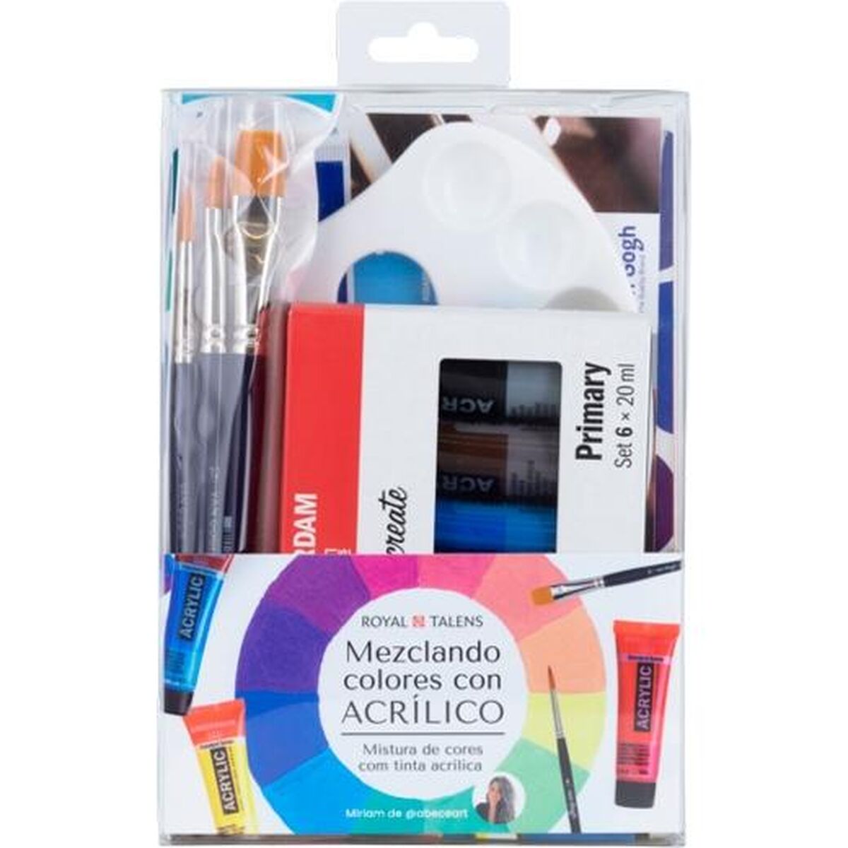 Conjunto de tintas acrílicas Talens