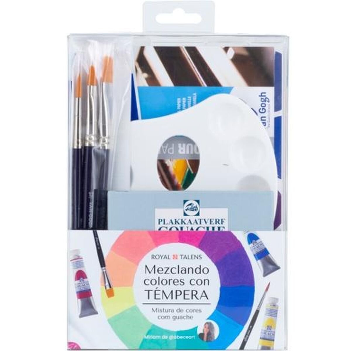 Conjunto de tintas de guache Talens