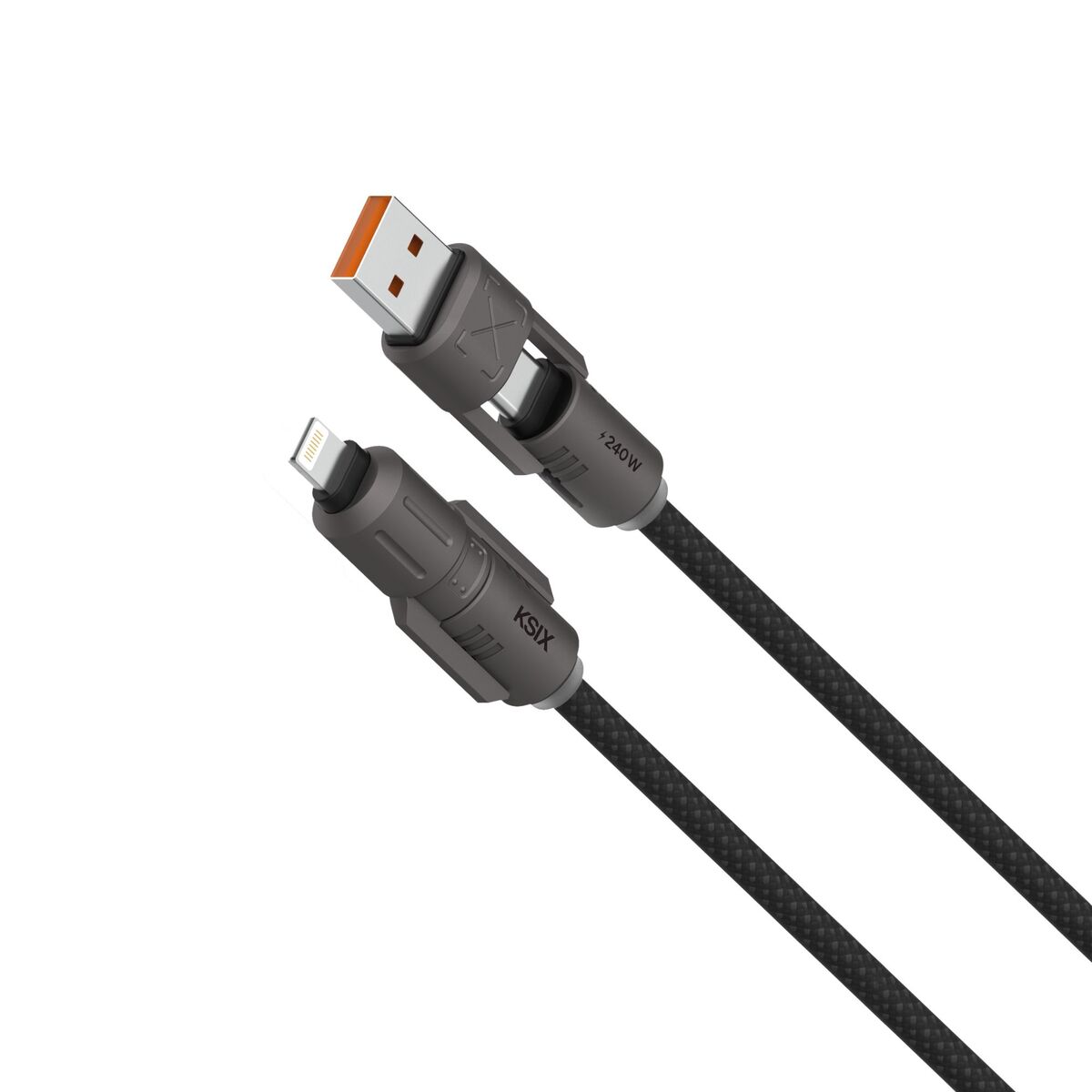 Cabo USB KSIX Preto 1 m