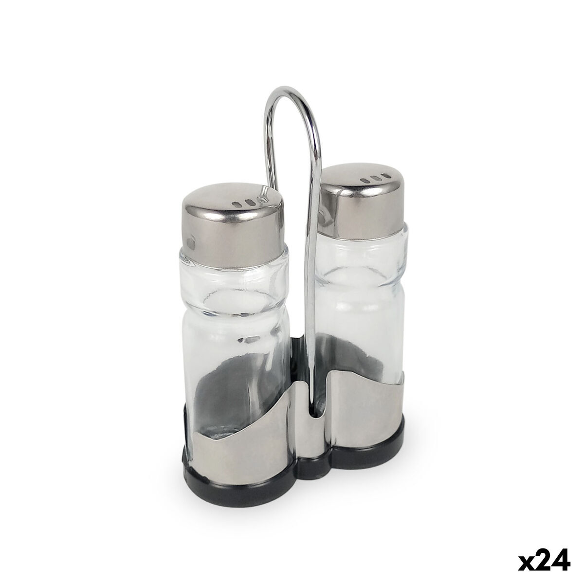 Saleiro com Tampa My Bar Metal 47 ml 2 Peças (24 Unidades)