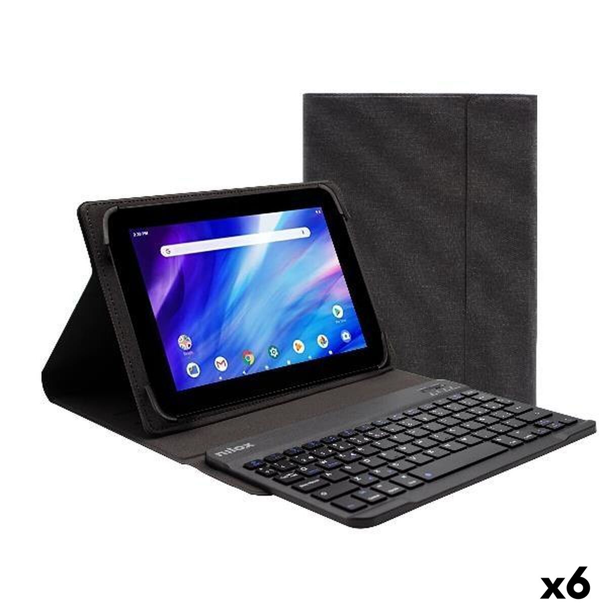 Capa para Tablet e Teclado Nilox Preto