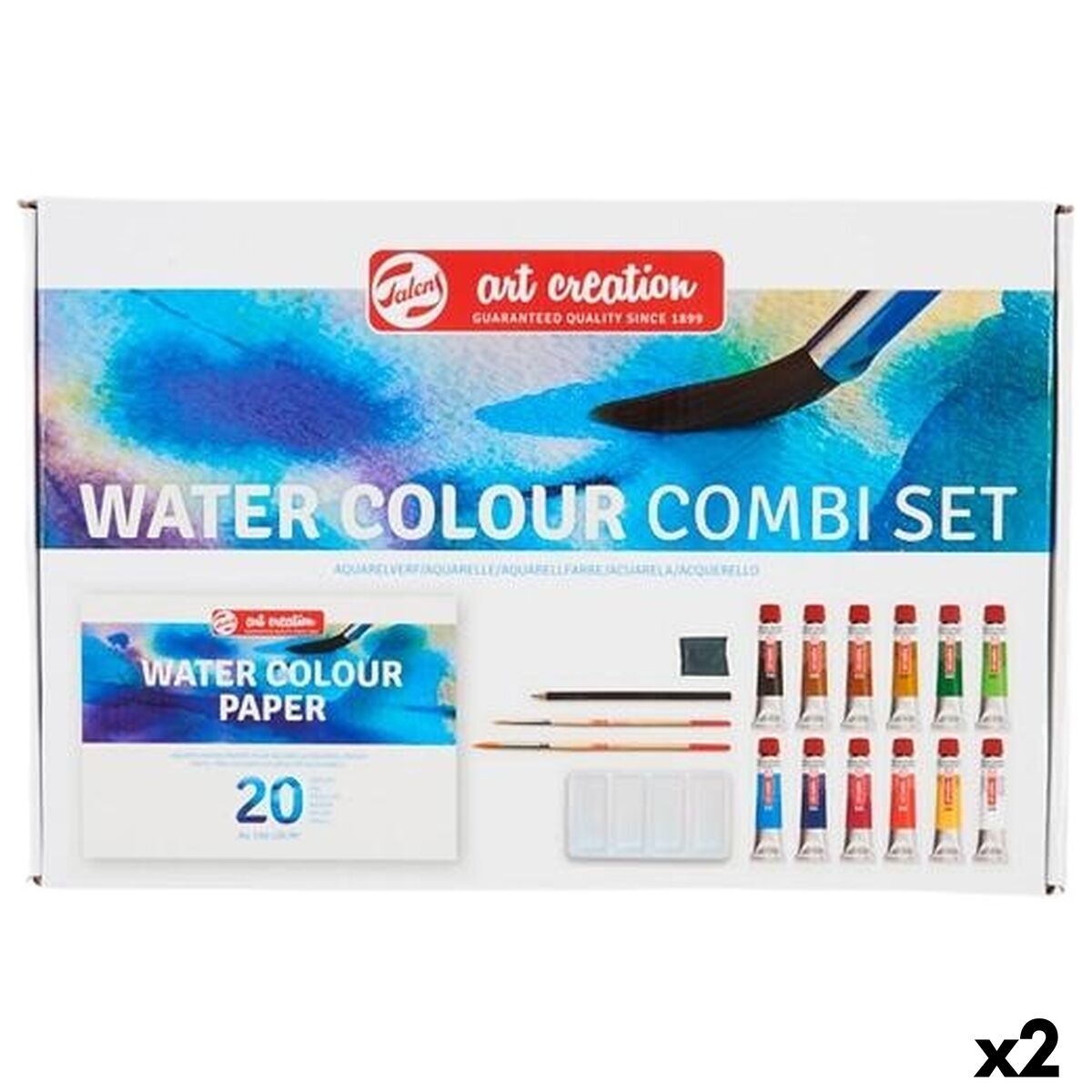 Conjunto de pintura Talens Art Creation Combi Aguarelas