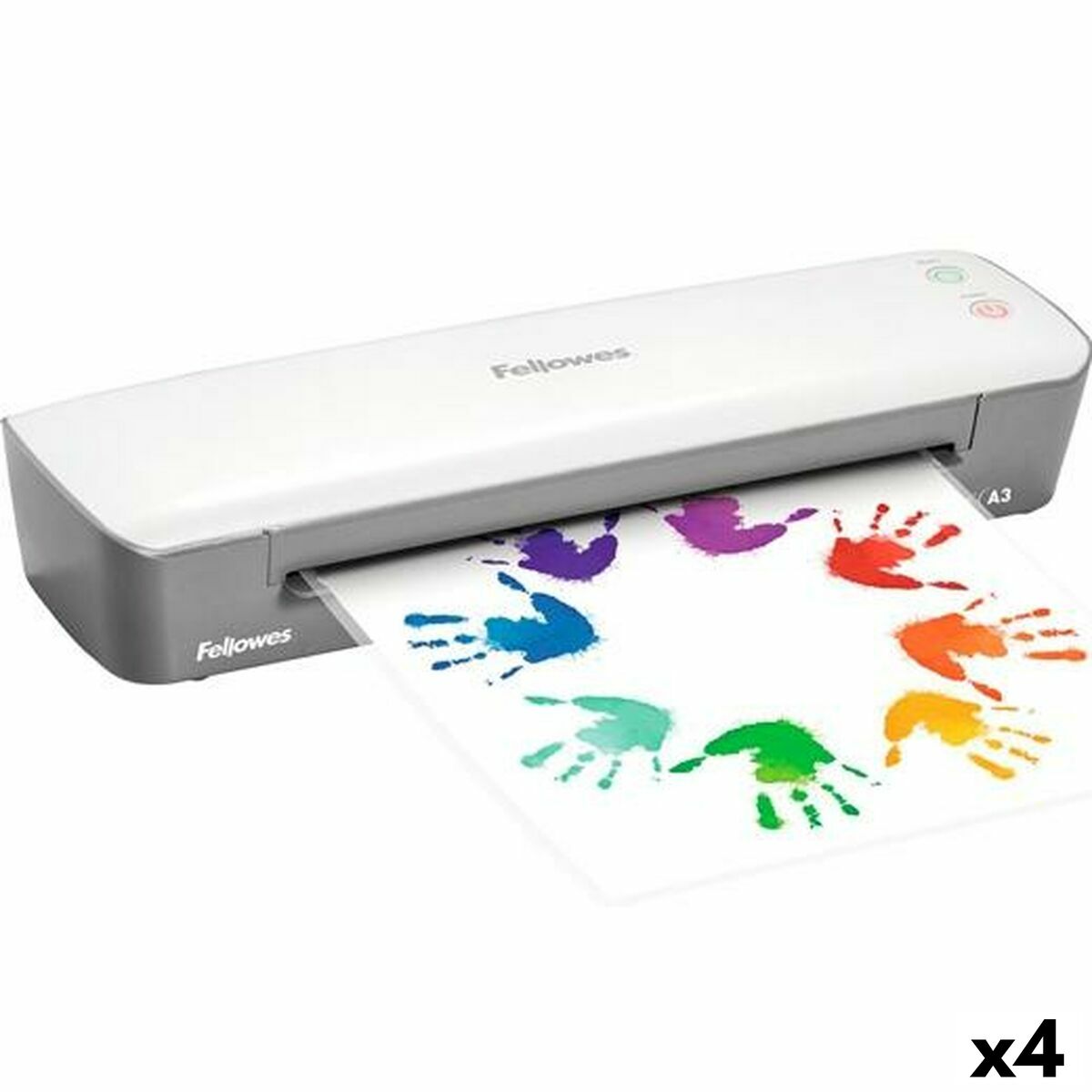 Máquina de laminação Fellowes ION Branco Cinzento (4 Unidades)