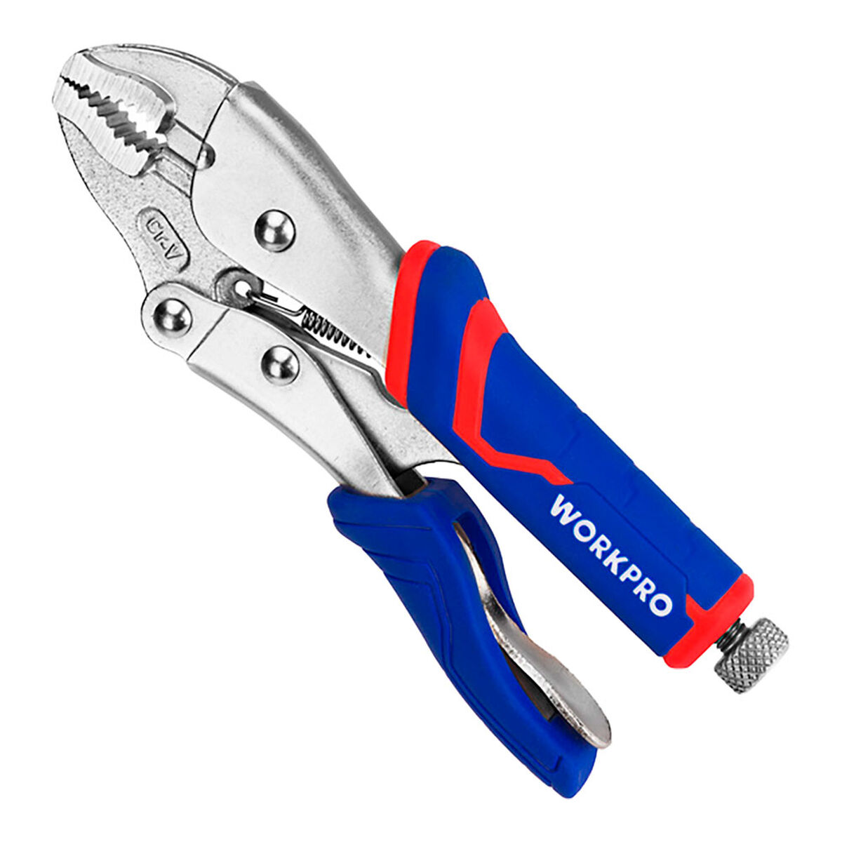 Alicates de pressão Workpro 180 mm Resistente Ajustável