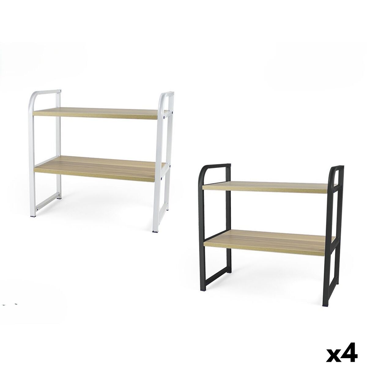 Estantes Confortime Madeira Metal 40 x 20 x 38,5 cm (4 Unidades)