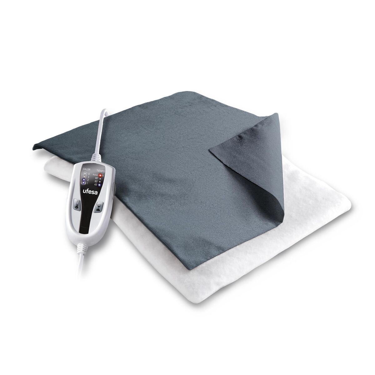 Almofada Elétrica para o Pescoço e Costas UFESA 2PH Cinzento 100 W