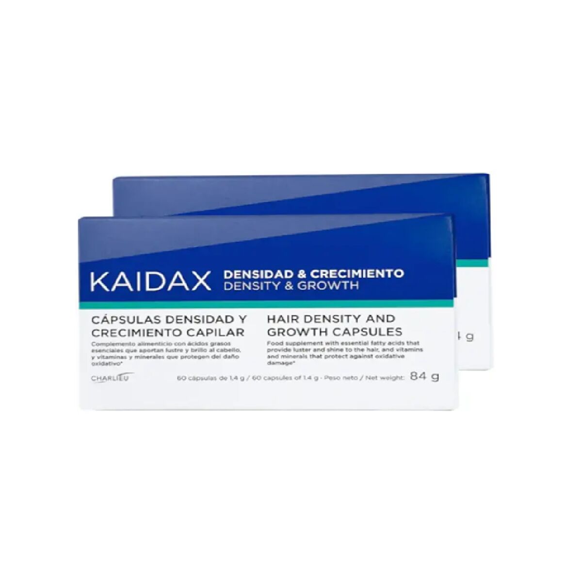 Complemento Alimentar Anti-queda para o Cabelo Kaidax 60 Cápsulas 2 Unidades
