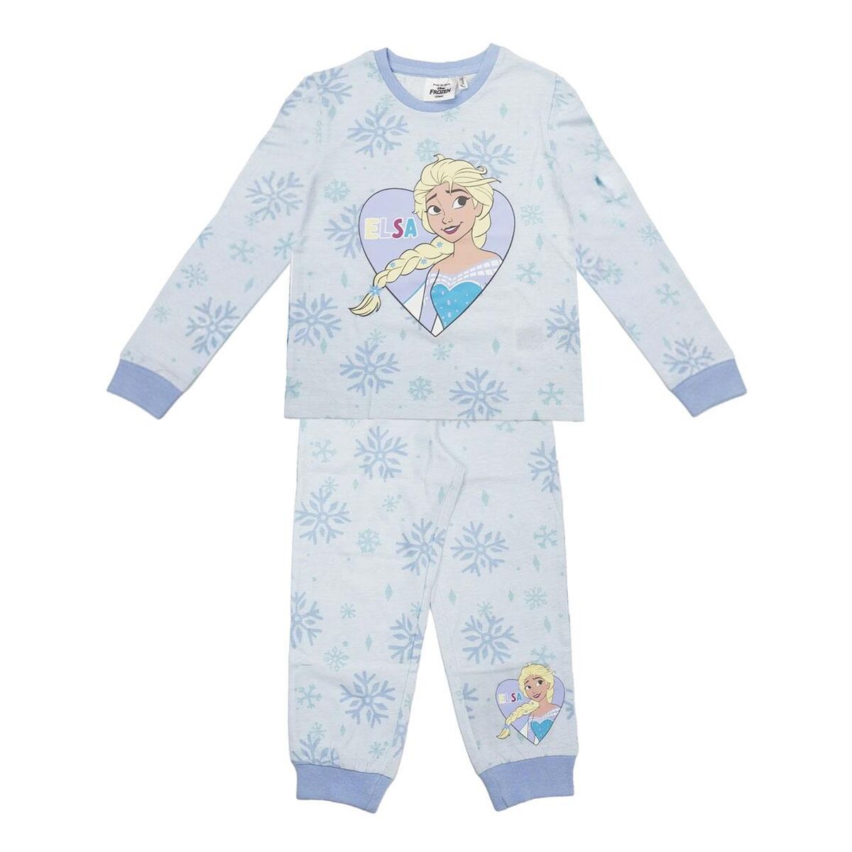 Pijama Infantil Frozen Azul Claro