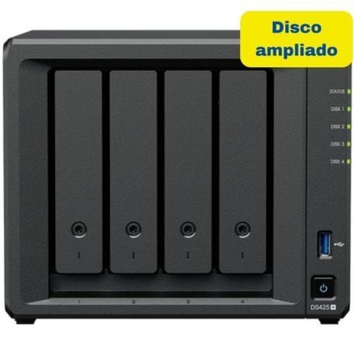 Armazenamanto em Rede NAS Synology DS425+ 8TB Preto Intel Celeron J4125