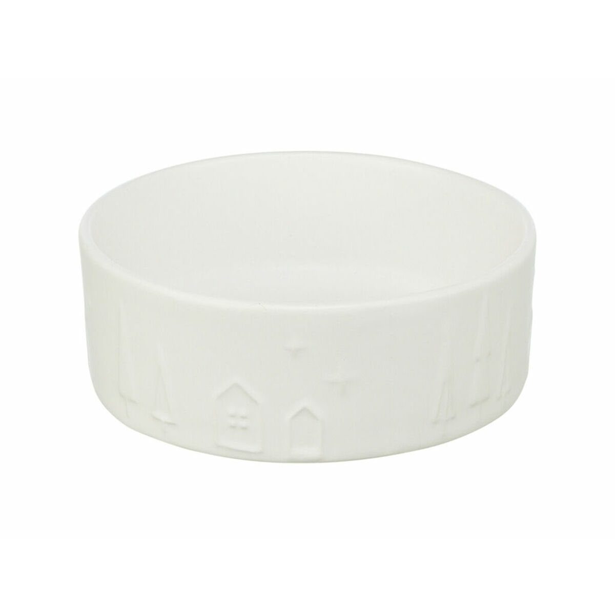 Comedouro para animais de estimação Trixie Branco Cerâmica 800 ml Natal