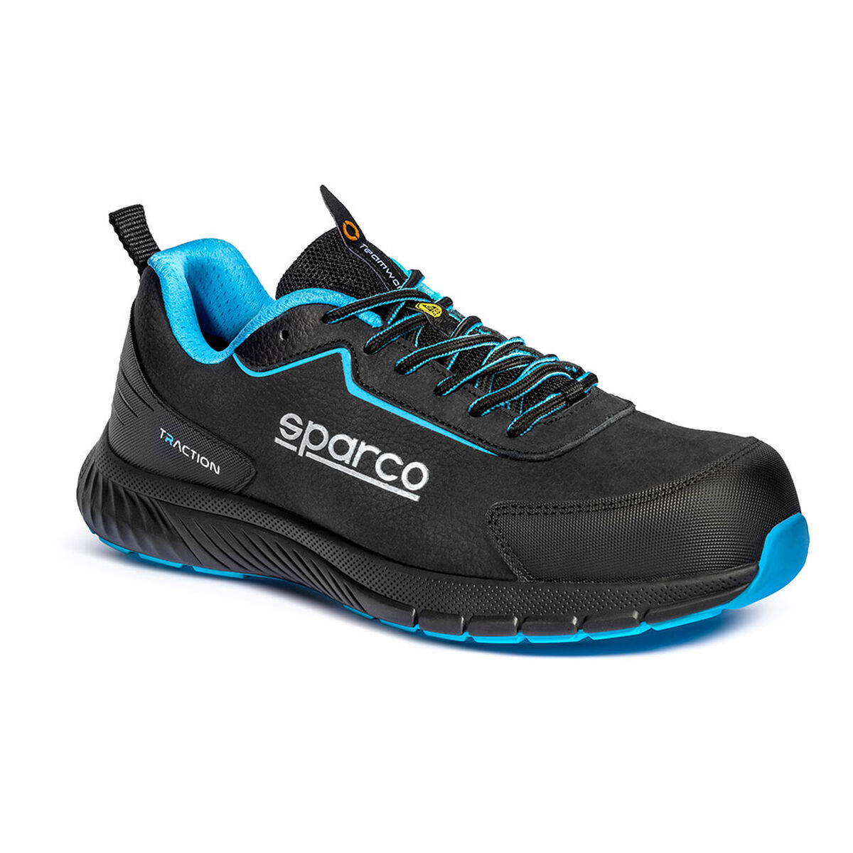 Calçado de Segurança Sparco traction nubuck takuma esd s3s sr fo hro sc Preto