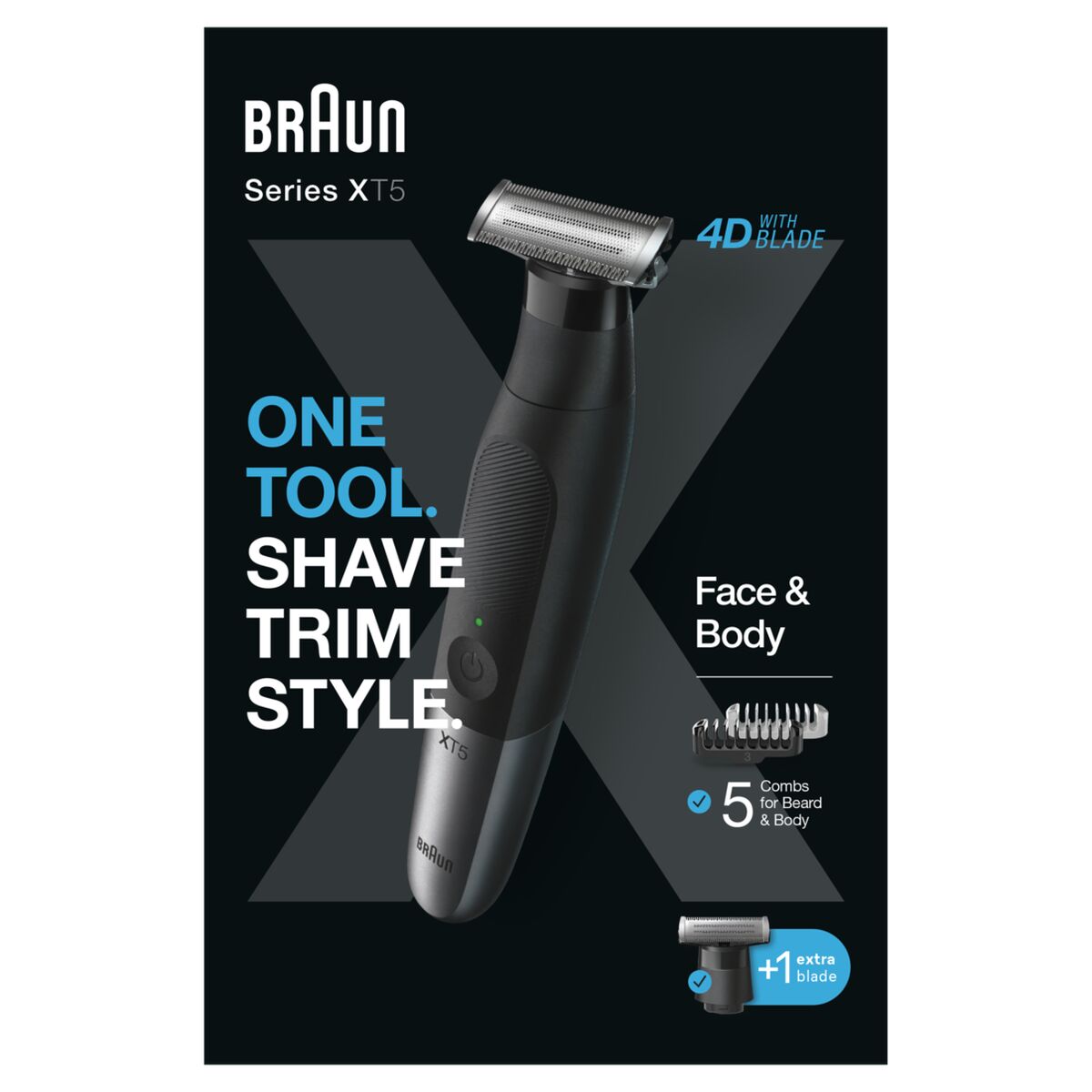 Barbeador elétrico Braun XT5110