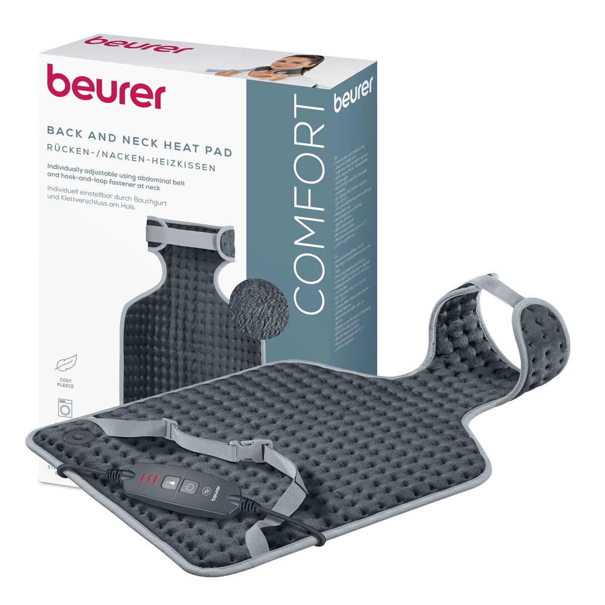 Almofada Elétrica para o Pescoço e Costas Beurer HK64
