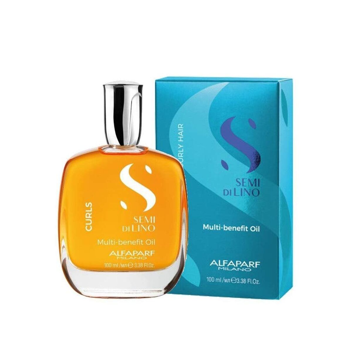Óleo Capilar Alfaparf Milano Semi Di Lino Curls 100 ml Multifunção (1 Unidade)