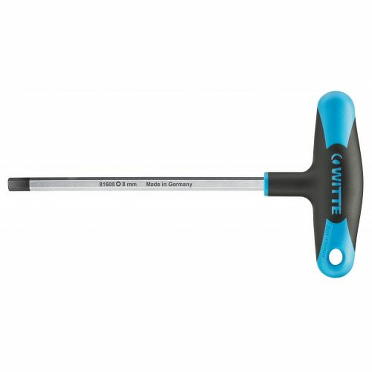 Chave sextavada em T WITTE PRO 8 mm Sextavado