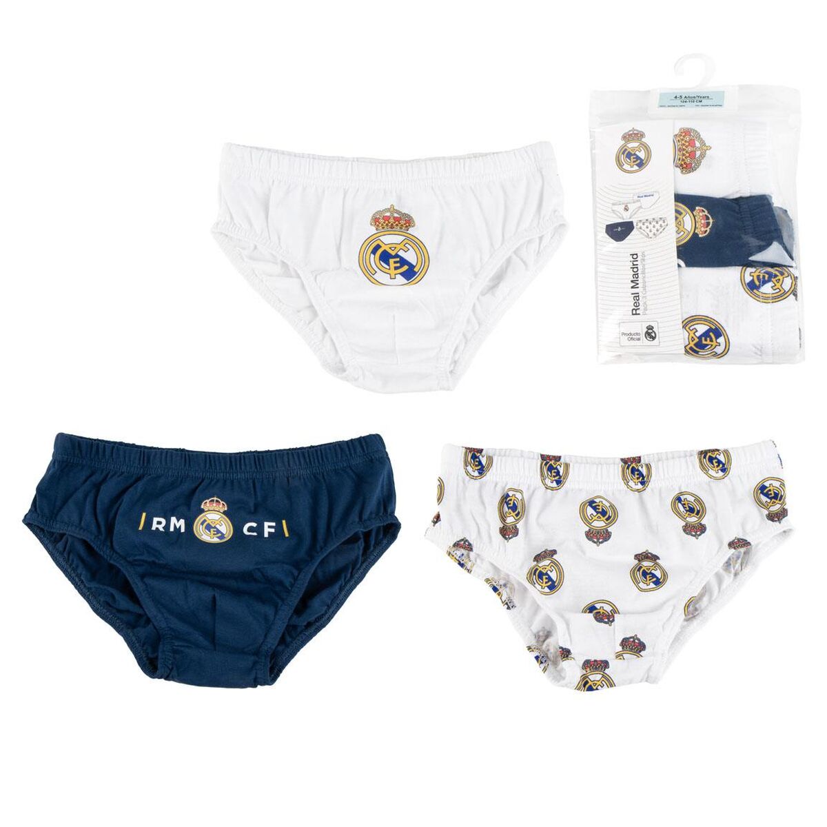 Pack de cuecas Real Madrid C.F. Multicolor