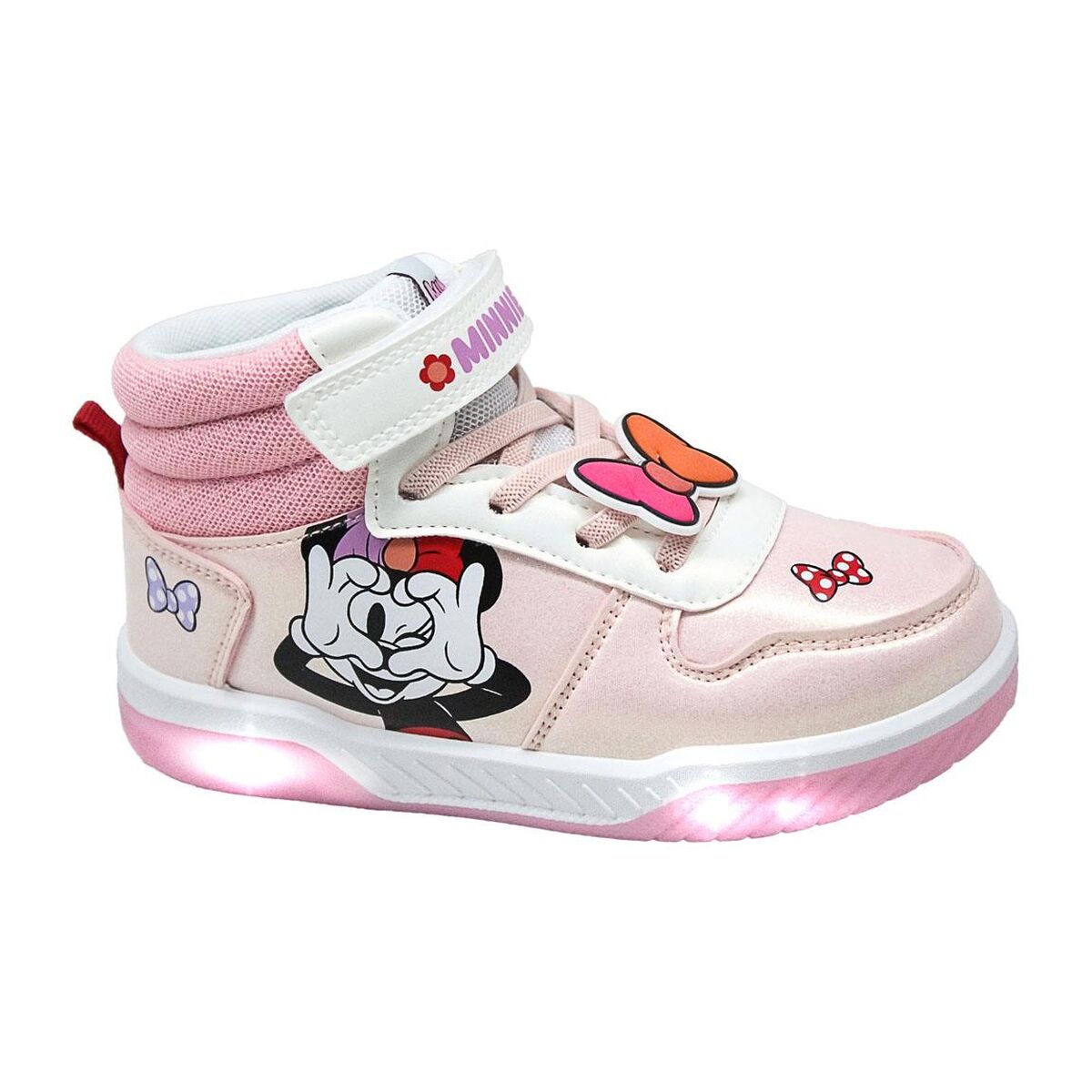 Sapatilhas de Desporto Infantis Minnie Mouse Cor de Rosa