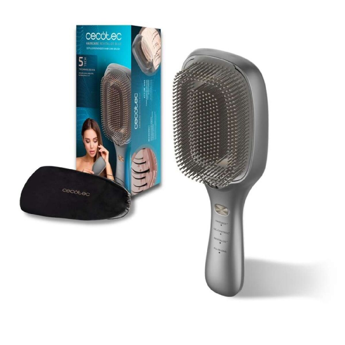Escova Regeneradora de Cabelo Cecotec HairCare Revitalize