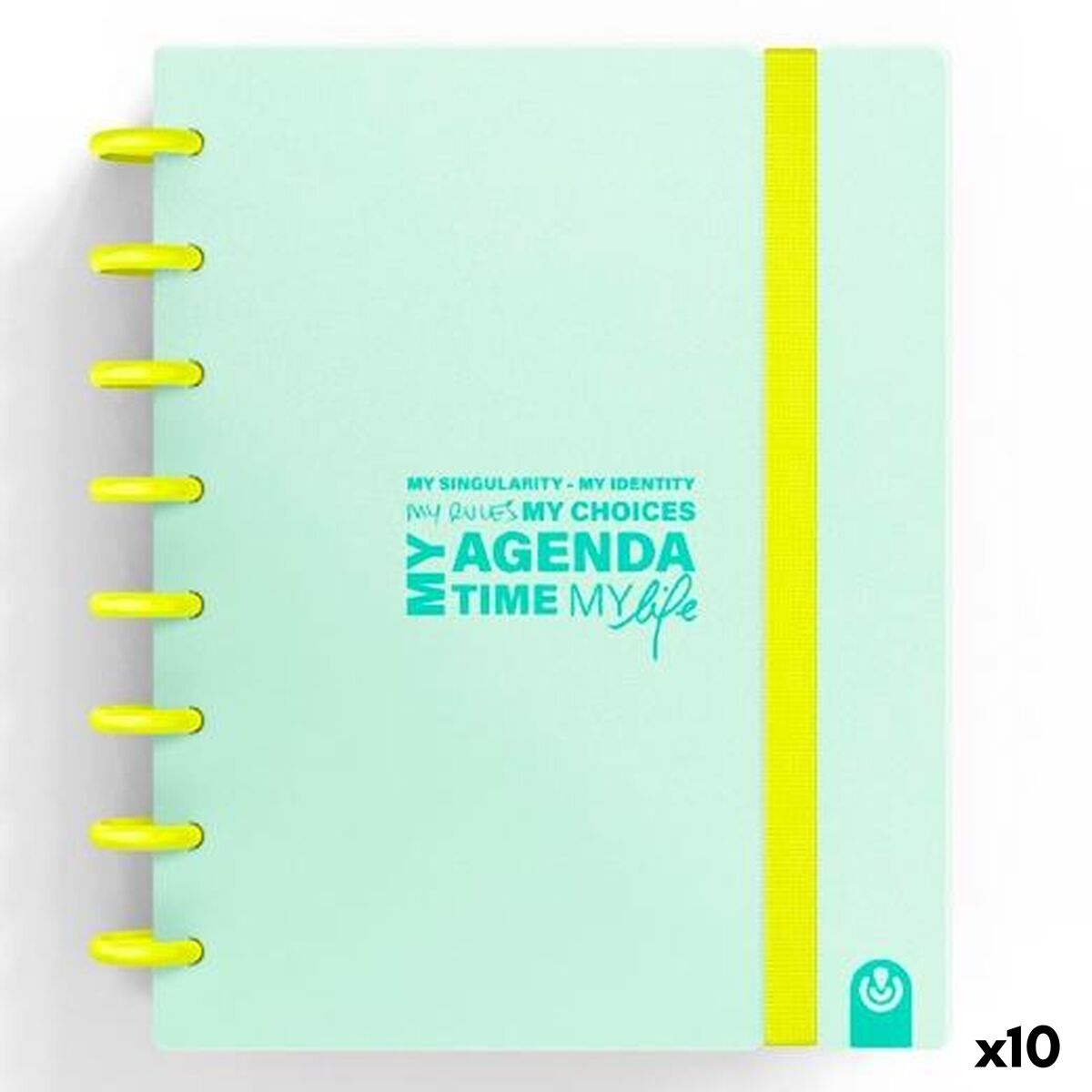 Agenda Carchivo My Agenda Time My Lfe Menta A5 (10 Unidades)