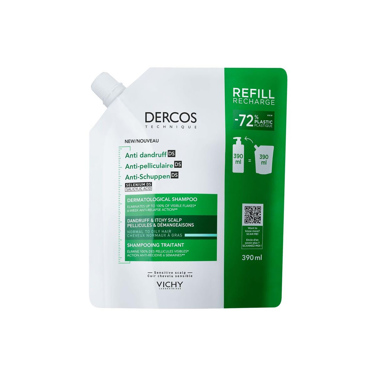 Champô Vichy DERCOS 390 ml